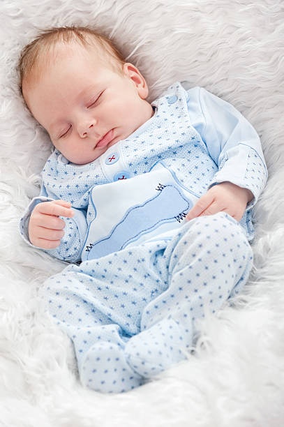 istock Portrait of sleeping baby 162892605