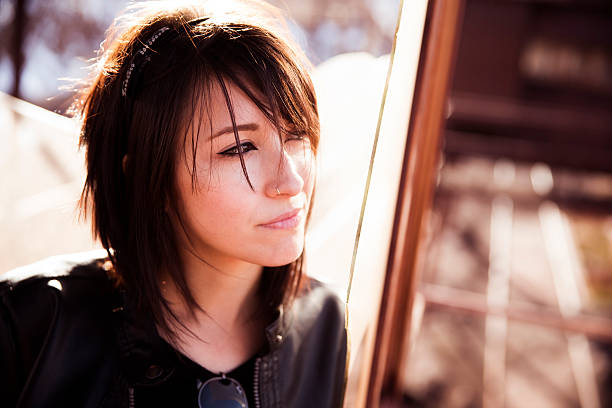 istock Young woman portrait 162894592