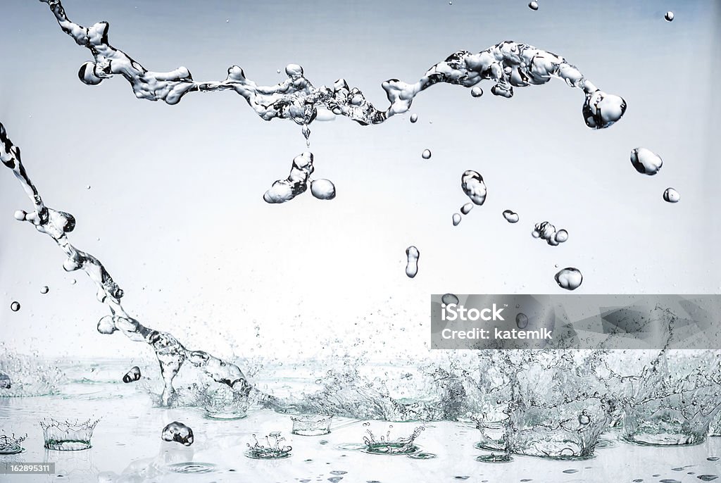 L'acqua Schizzare - Foto stock royalty-free di Astratto