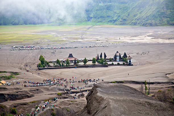 istock Hindu temple near Mt. Bromo ,East Java, Indonesia 162895397