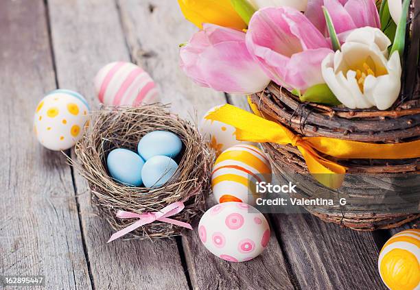 Easter Stock Photo - Download Image Now - Animal Nest, April, Basket