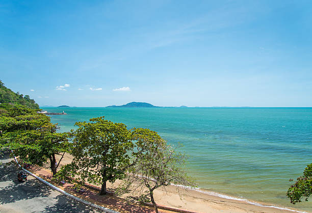 Kep beach in Cambodia Kep beach on Cambodia coast kep stock pictures, royalty-free photos & images