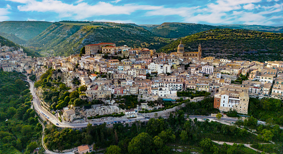 Sicilian town, Ragusa. Italy