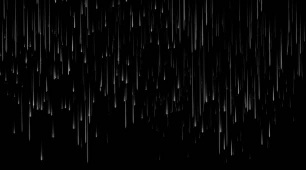 istock Downpour raining weather, raindrops and heavy rain, realistic illustration. Storm or shower with drizzle and droplets falling. Rainwater texture, drops and seasonal monsoons overcast 1628981349