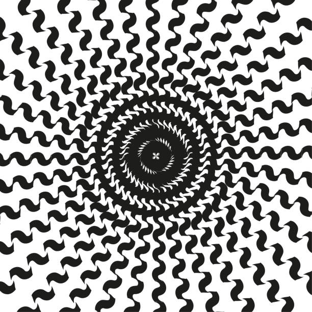 Winding monochrome spiral background. Vector illustration. EPS 10. Winding monochrome spiral background. Vector illustration. EPS 10. Stock image. gyration stock illustrations