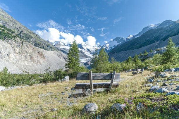 istock A view from wooden bench on mountain landscape 1629028716
