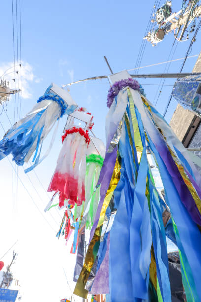 istock Windsocks swaying in the afternoon sun and wind. 1629033225