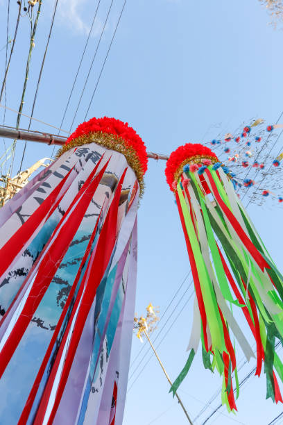 istock Windsocks swaying in the afternoon sun and wind. 1629035514