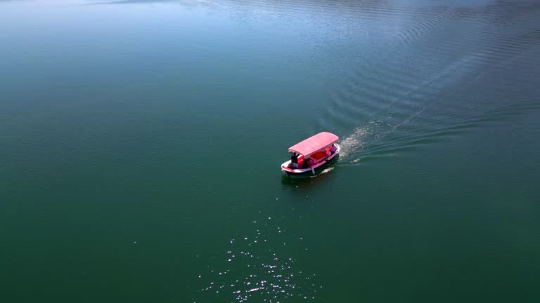 Local Tourist Boat On The Lake