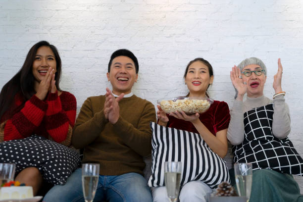 istock Family celebrating for Christmas event. 1629046497