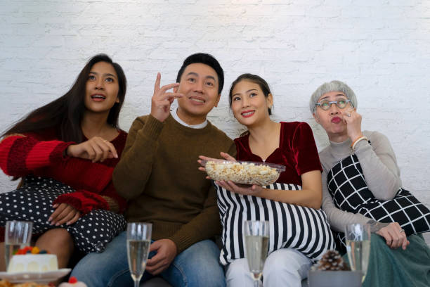 istock Family celebrating for Christmas event. 1629046500