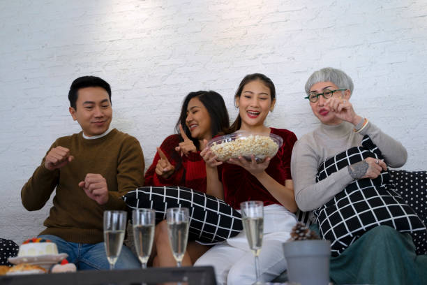 istock Family celebrating for Christmas event. 1629047578