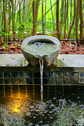 Beautiful small decorative water fountain