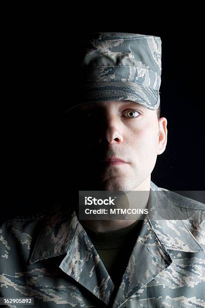 Air Force Airman Stock Photo - Download Image Now - Adult, Air Force, Armed Forces