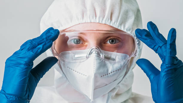 istock Environment scientist infection disaster woman 1629063465