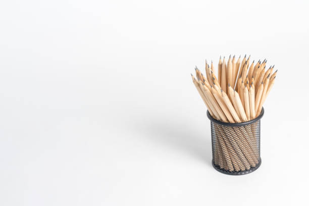 istock Pencil in a pencil basket case 1629084383