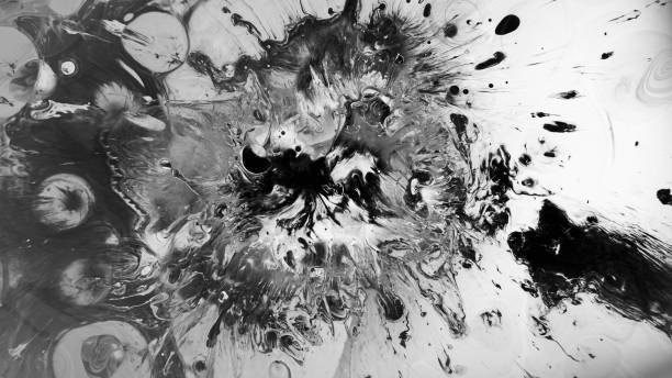 istock Fluid splash water splatter dirty liquid swirls 1629108158