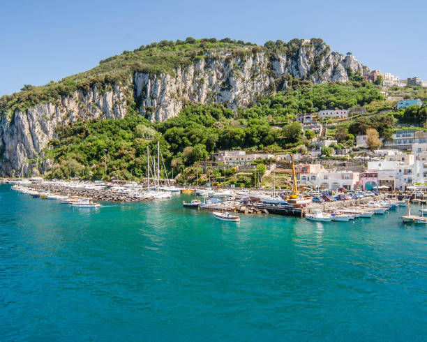 Capri Island Landscape, Marina Grande.