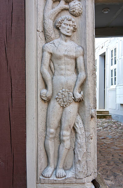 istock Beautiful Adam, detail from a medieval building 162912728