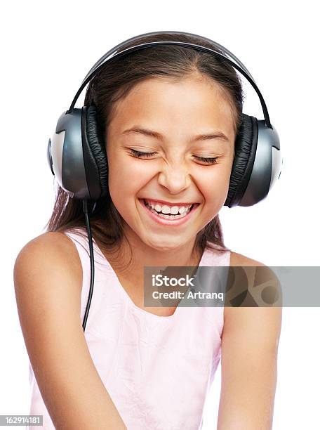 A Rapariga É Ouvir Música - Fotografias de stock e mais imagens de Adolescência - Adolescência, Adulto, Alegria