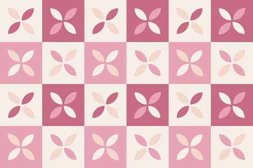 geometric shape pink shade seamless pattern  background