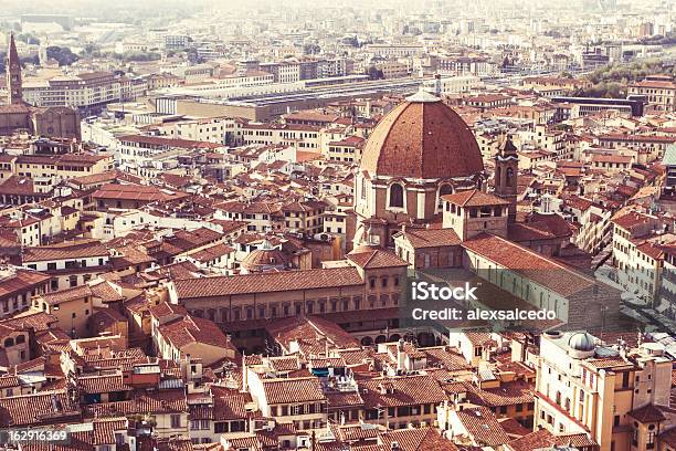 Florence Luftaufnahme Stockfoto und mehr Bilder von Alt - Alt, Architektur, Basilika