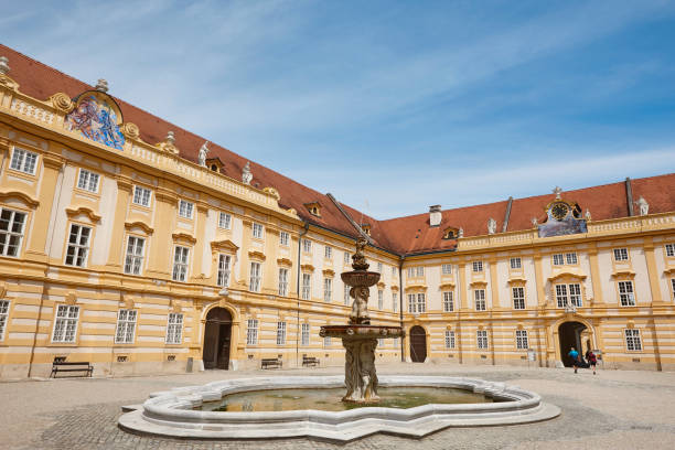 istock Melk abbey inner courtyard in Wachau valley. Austria landmark 1629172431
