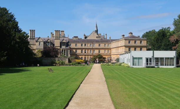 st john’s college, université d’oxford, oxford - st johns college photos et images de collection