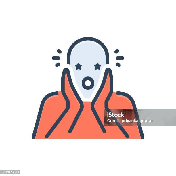Asombro Icon Ilustración de Asombro Sorprendido y más Vectores Libres de Derechos de ...