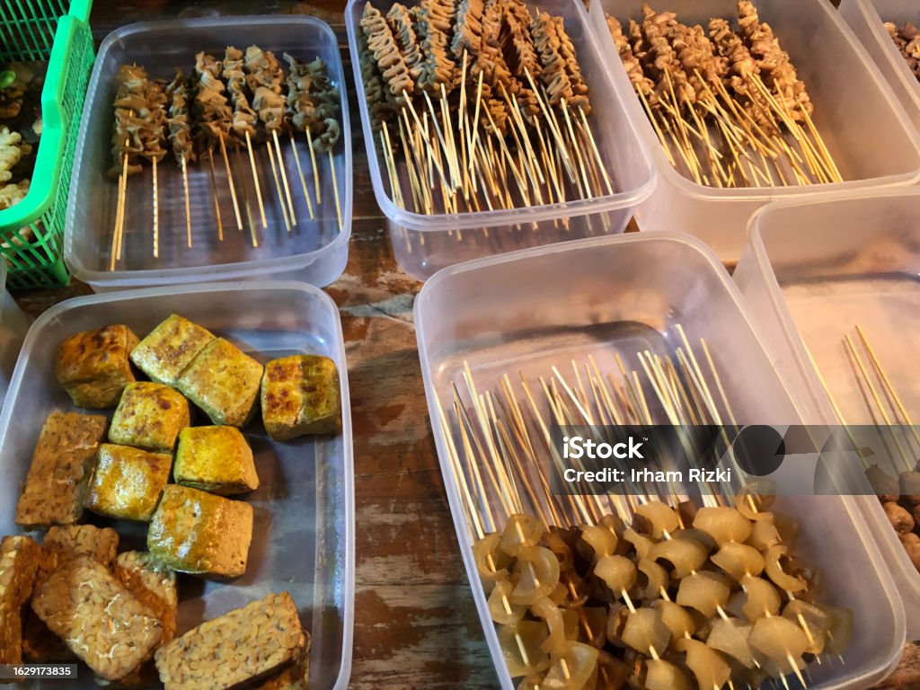 A Humble Street Food Stall In Central Javanese Indonesia Stock Photo