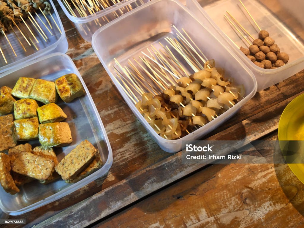 A Humble Street Food Stall In Central Javanese Indonesia Stock Photo
