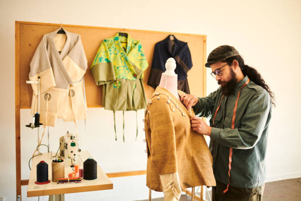 fashion designer at work