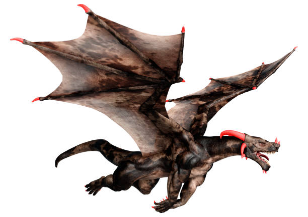 istock 3D Rendering Fairy Tale Dragon on White 1629221587
