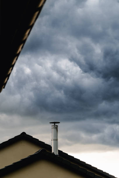 istock Majestic thundercloud by a stormy weather, dramatic dark scene 1629227823