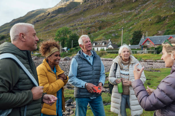 Chatting Beside the Sea Loch