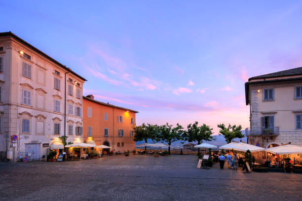 istock Anagni town square at dusk 1629248714