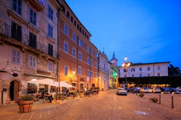 istock Anagni town square at dusk 1629248739