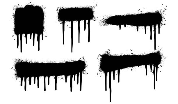 Blood Graffit Sticker 500+ Blood Splatter Silhouette Stock Illustrations, Royalty-Free Vector ...