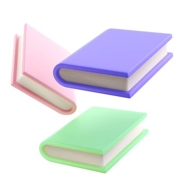 istock 3D Stack of Closed Book falling down in air Icon. Isolated with clipping path. Render Educational Literature. Reading Education back to school concept 1629286158