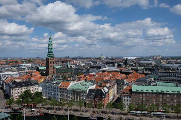 istock Copenhagen city Denmark aerial view 1629294886