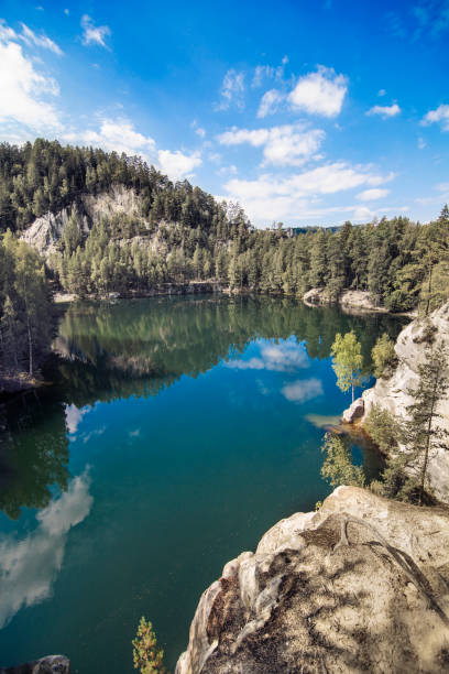 istock Beautiful lake in the forest. Summer landscape. 1629309080
