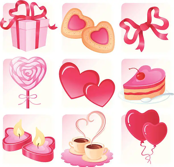 Vector illustration of Image for Valentine's day