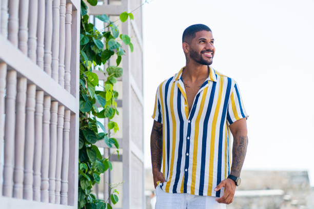 istock Man enjoys being single while vacationing alone in beautiful Cartagena wandering through its colonial streets 1629321737