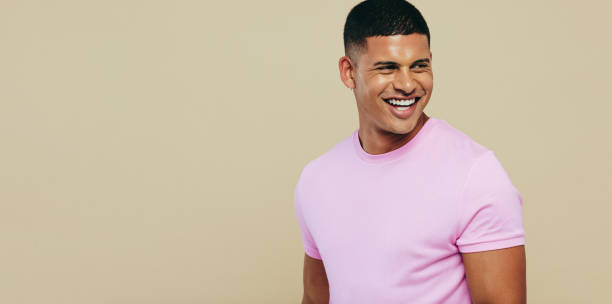 istock Young man proudly displaying his beautiful, flawless skin in a studio 1629366190