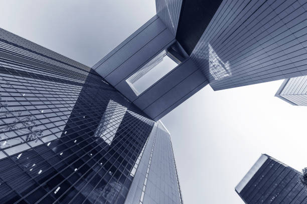 istock Exterior of modern architecture. Building abstract background 1629389446