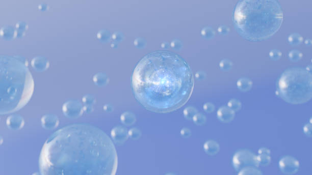 istock Cosmetics Serum Bubbles on a Defocus Background. 1629395317