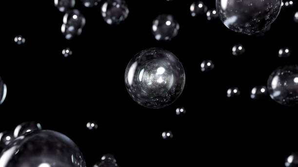 Illustration of a sphere orb in a dark background.