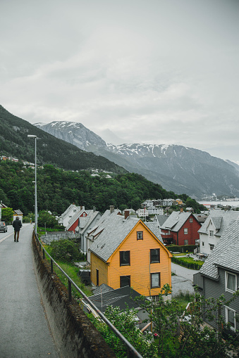 Odda, Norway in the summer