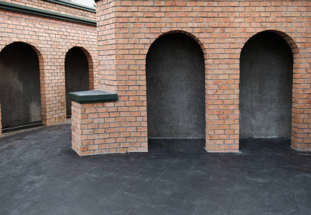 istock Building made of brick by masonry. 1629479297