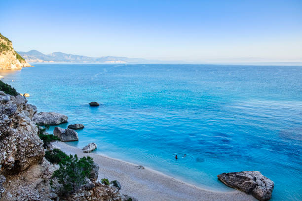 Cala Goloritzé, one of the pearls of the Mediterranean, located on the Sardinia east coast - Italy stock photo